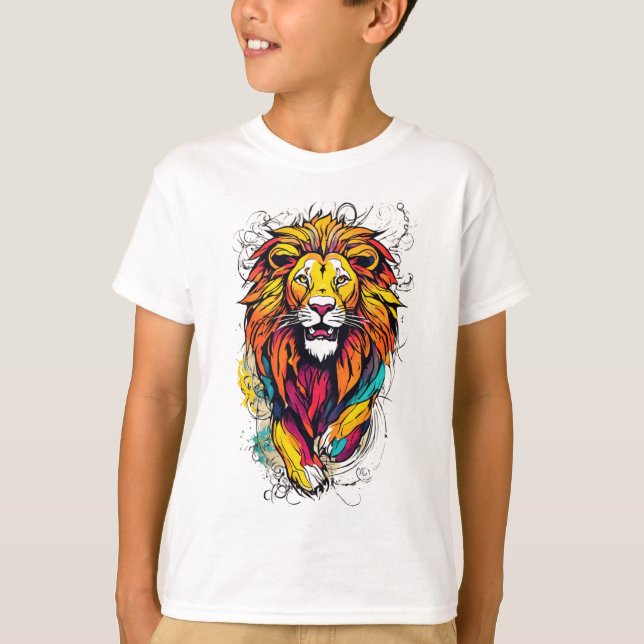 Bold & Powerful Artistic T-Shirt (Front)