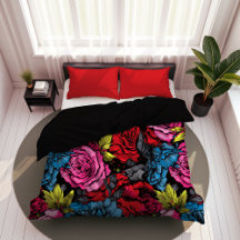 Bold Punk Blooms Floral 