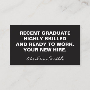 Bold Quote Business Card