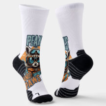 Bold Raccoon and Mountains Graphic