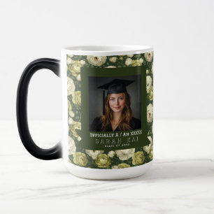 Bold Ranunculus Flower Gift For Him Grad Magic Mug