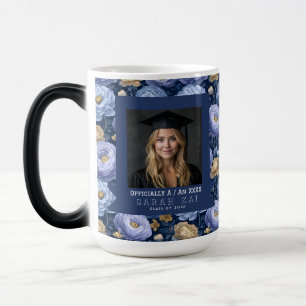 Bold Ranunculus Print Gift For Him Grad Magic Mug