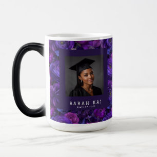 Bold Ranunculus Print Wife Graduation Gift Magic Mug