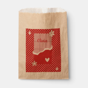 Bold Red Heart Love Design – Perfect for Custom Gi Favour Bag