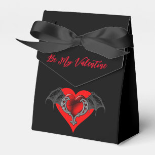 Bold Red Heart Valentine's Personalized Favor Box