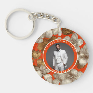 Bold Retirement Gifts For Grandpa Gardenias Custom Keychain