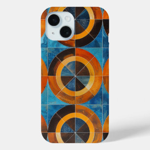 Bold Retro Geometric Circles Phone Case