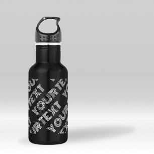 Bold Retro-modern Name or Word Pattern 532 Ml Water Bottle