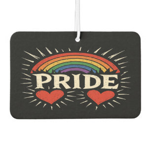 Bold Retro PRIDE Rainbow Air Freshener