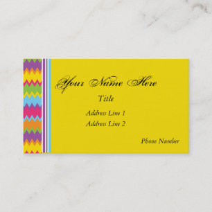 Bold Ric Rac Business Card