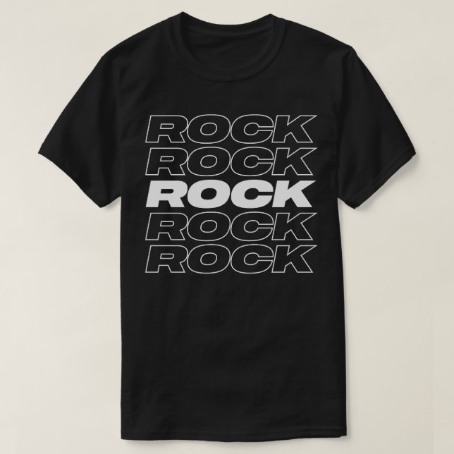 bold rock design T-Shirt (Design Front)