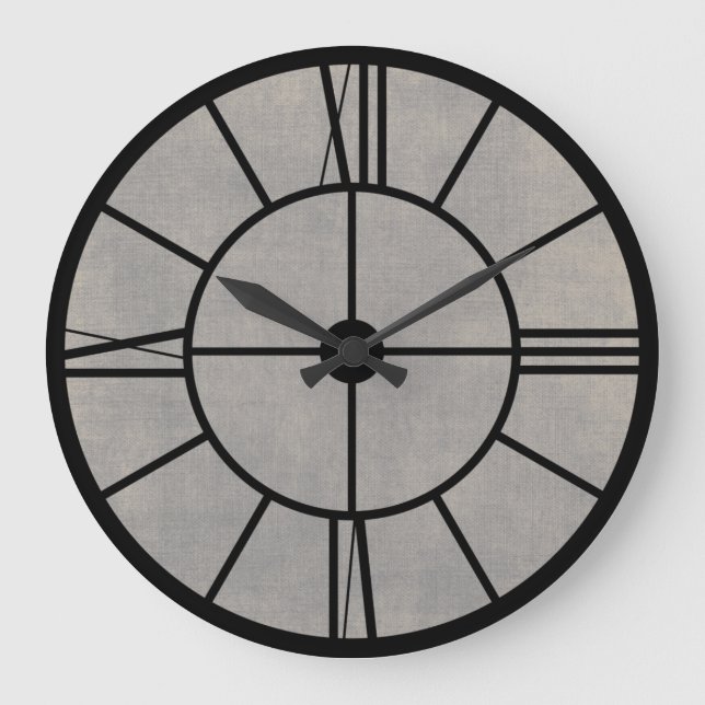 Bold Roman Modern Large Clock (Front)