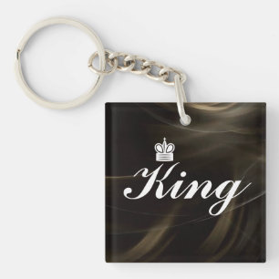 Bold Royal Key Tag for Men Gift Keychain