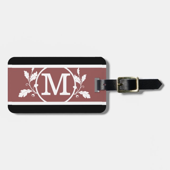 Bold RS1 Monogrammed Luggage Tag (Front Horizontal)