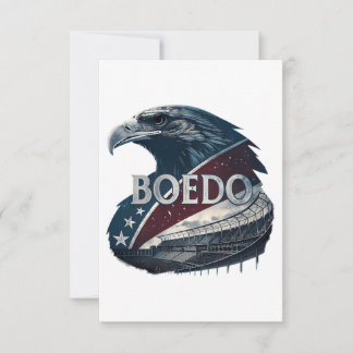 Bold Rules: A Clear, Striking Message RSVP Card