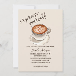 Bold Sans Serif Bold Invitation exprimez-vous
