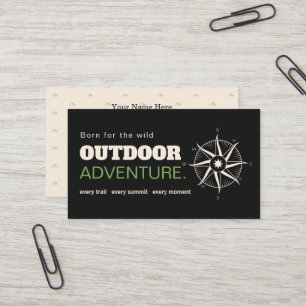 Bold Sans Serif Minimal Business Card outdoor