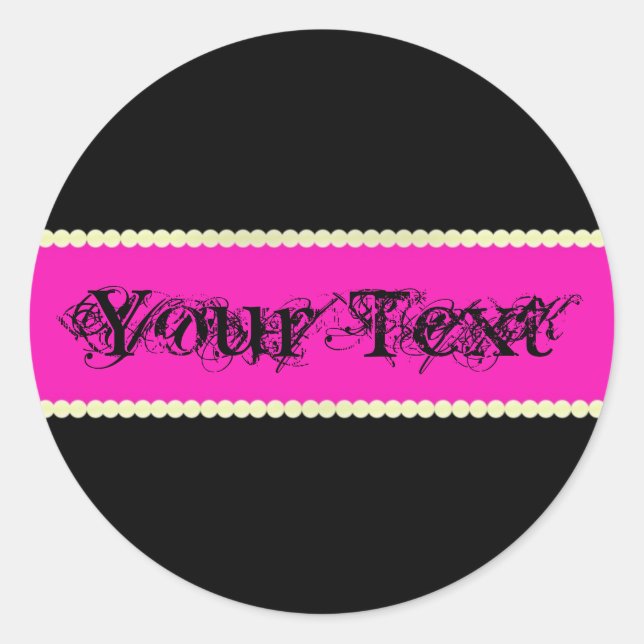 Bold Satin Sticker (Front)