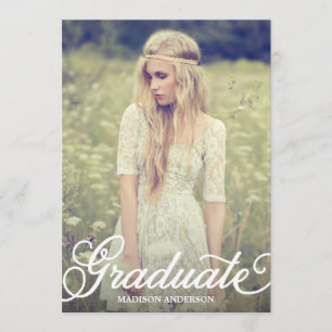 Bold Script 2 2014 Graduation Party Invitation