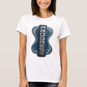 Bold Silver PROGRESS Print T-Shirt