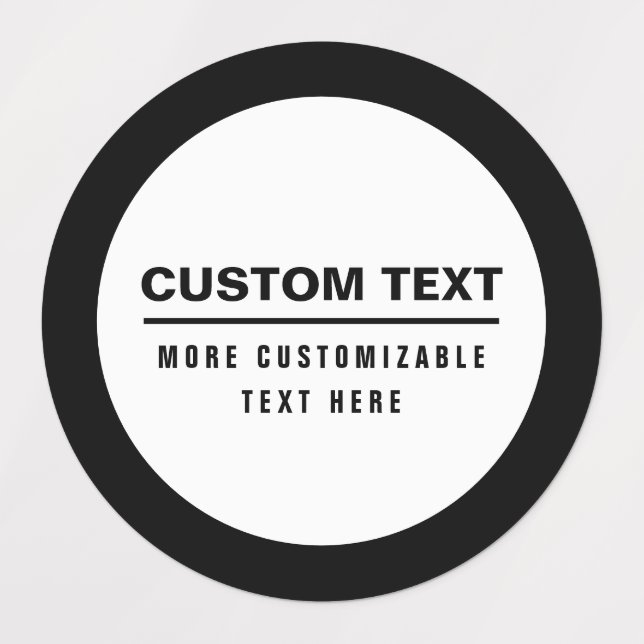 Bold Simple Customizable Text Template  (Design 1)