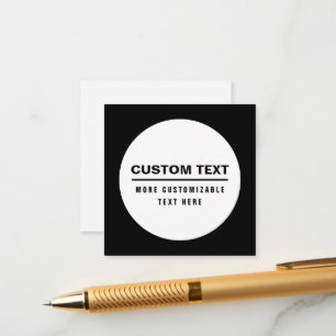 Bold Simple Customizable Text Template