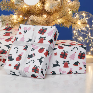 Bold Sophisticated Chic Vintage Gift Wrap