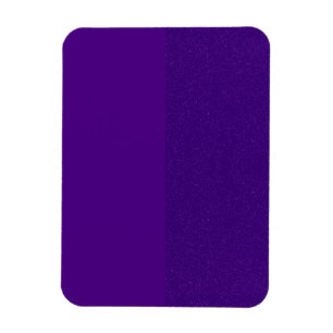 Bold Split Purple Custom Flexible Photo Magnet