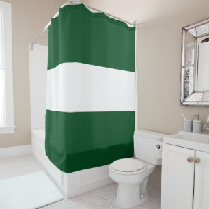 Bold Sporty Wide Deep Camp Green White Stripes