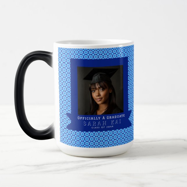 Bold Square Print Certified Teacher Magic Mug (Left)