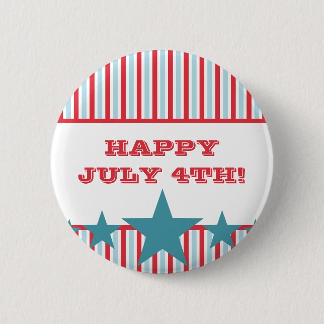 Bold Stars and Stripes Button (Front)