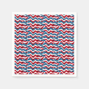Bold Stars & Stripes Celebration Napkin