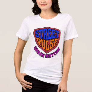 Bold Street House Retro Typography T-Shirt Tri-Blend Shirt