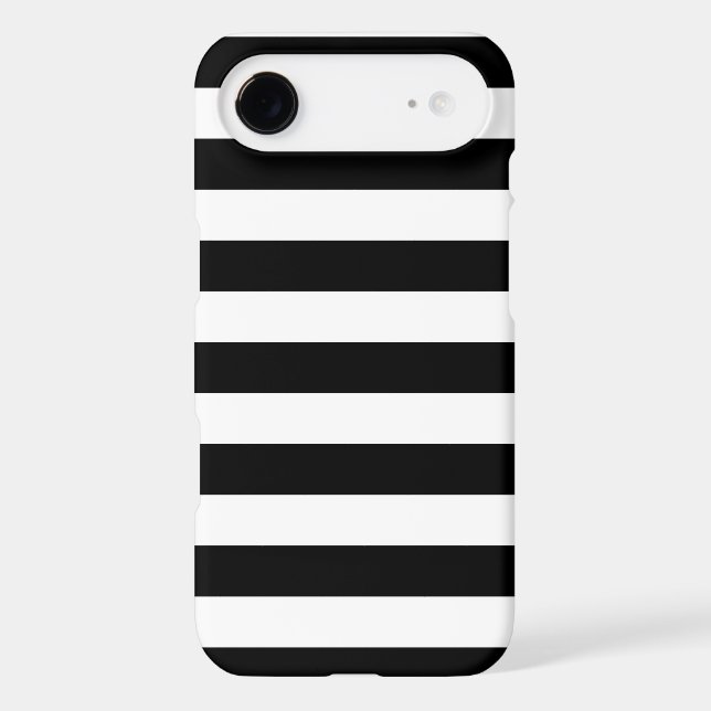 Bold Stripe Galaxy S4 Case in Black and White (Back)