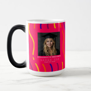 Bold Stripe Print Graduate Class Of Magic Mug