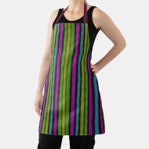 Bold Striped Apron