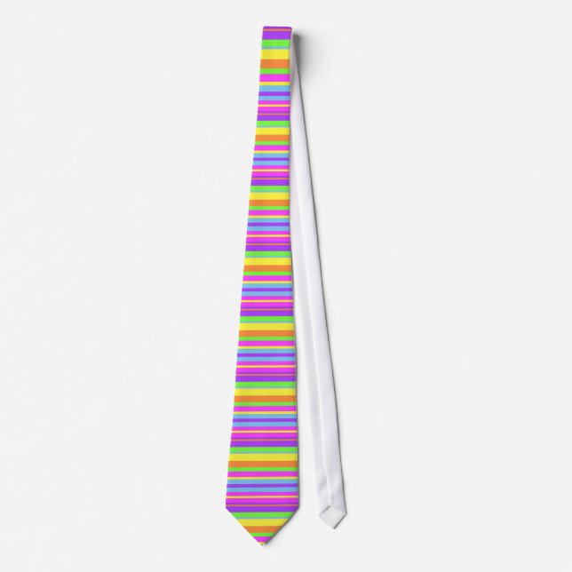 Bold Striped Tie (Front)