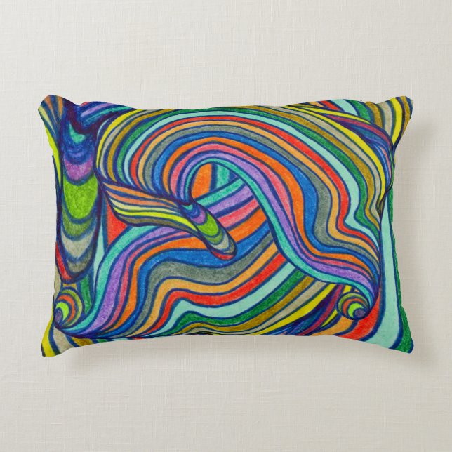 Bold Stripes Decorative Pillow (Front)