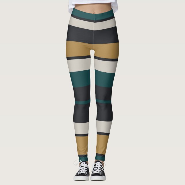 Bold Stripes Leggings (Front)