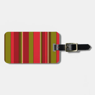 Bold Stripes Luggage Tag
