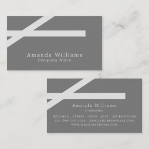 Bold Stripes, Minimalist Business Card