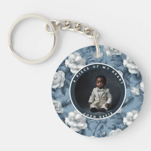 Bold-styled Birthday Gifts For Her Custom Gardenia Keychain