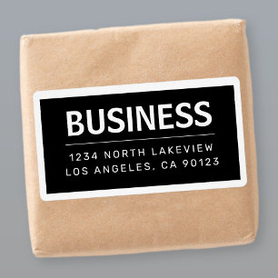 Bold Surname or Business Brand Text w/Border