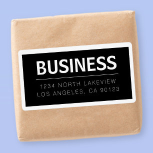 Bold Surname or Business Brand Text w/Border