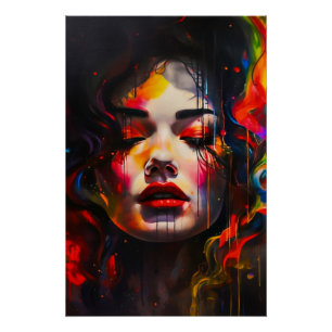 Bold Surreal Portrait Poster