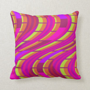 Bold Swirl Throw Pillow