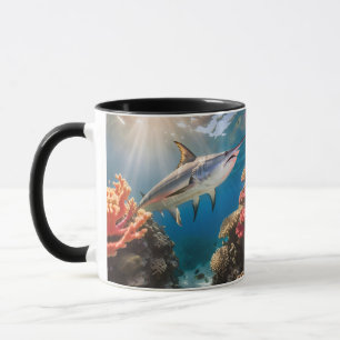 Bold Swordfish Ceramic Mug