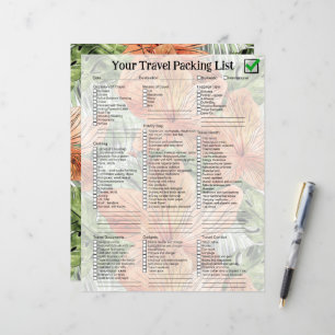 Bold Tangerine Tropical Floral Watercolor Graphic