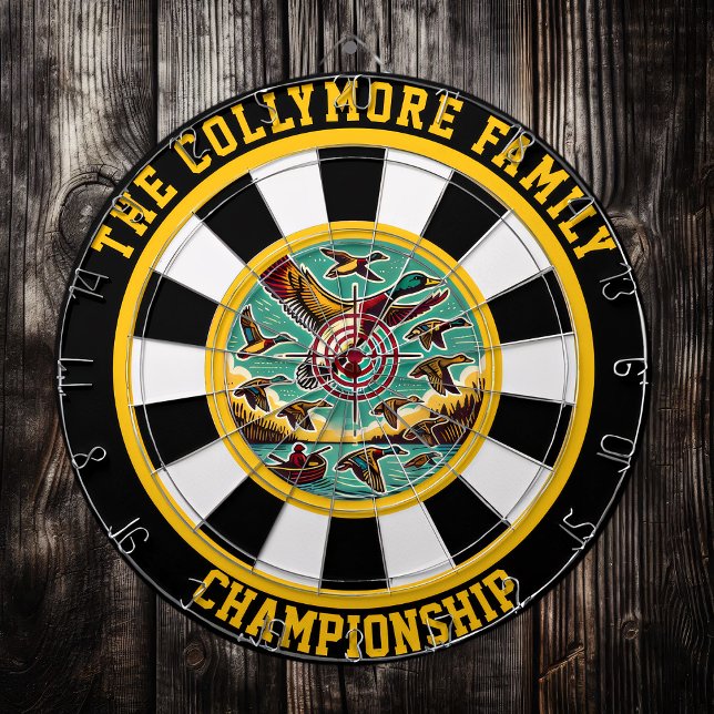 Bold Target Ducks in Flight Dartboard (Creator Uploaded)