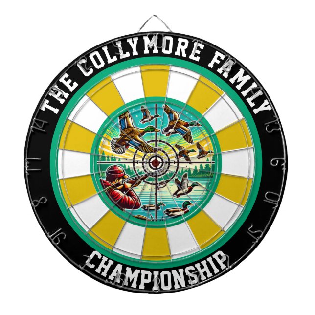 Bold Target Flying Ducks Decor Dartboard (Front)